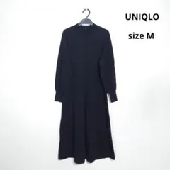 UNIQLO メリノブレンドAラインワンピース M