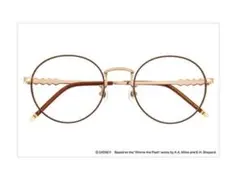 Zoff くまのプーさん 丸メガネ ケース付き ZS182003-43E1