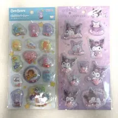 ケアベア　ポップデコパーティー　わたあめカプセルシール　クロミ　シェイカー