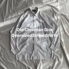 Christian Dior クリスチャン ディオール ストライプ シャツ 古着