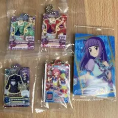 アイカツ　プリパラ　だれでもアクリルチャーム2 珠璃　凛　スミレ　レオナ