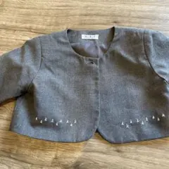 V.S.F. グレー ショート丈ジャケット