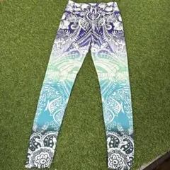 青系グラデーション ヨガパンツ