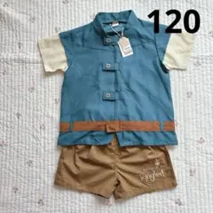 新品 ⭐︎120ラプンツェル フリンライダーコスチューム 半袖　春夏