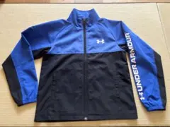 [UNDER ARMOUR]トレーニングウーブンアウター ブルー　140