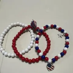 ビーズブレスレット3個せっと