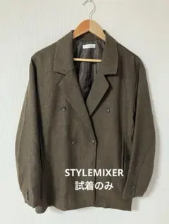 【試着のみ】スタイルミキサー　ジャケット　Fサイズ　ブラウンのサムネイル