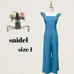snidel　スナイデル　オールインワン　青緑　1