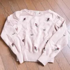 フィント　バラ　ニット