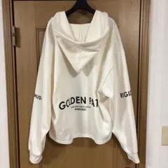 GOLDEN PATH ロゴプリント パーカー ホワイトのサムネイル