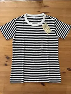 無印良品　クールネック半袖Tシャツ