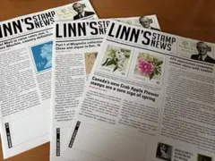 切手雑誌⭐︎海外　『LINN'S STAMP NEWS』　3冊セット