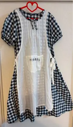 ピンクハウス タブリエ付き ワンピース