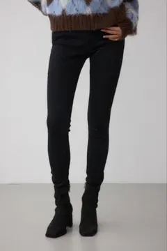 【AZUL BY MOUSSY 】スキニーデニム　ブラック　XS