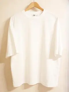 UNIQLO U エアリズムコットンオーバーサイズTシャツ XL ホワイト
