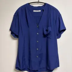 URBAN RESEARCH 半袖ブラウス ブルーのサムネイル