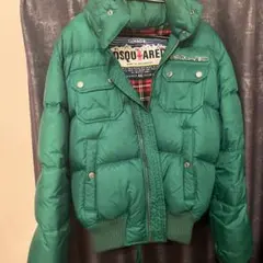 DSQUARED グリーンダウンジャケット 44