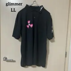 glimmer ドライ ポロシャツ ブラック LL 速乾