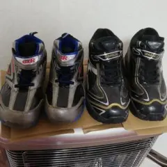 瞬足ブーツ　瞬足スノトレ　二足セット　22cm　22、5cm   送料込