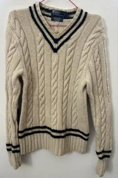 Polo by Ralph Lauren M ケーブル チルデンニットウール