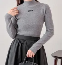 ハイネックニット