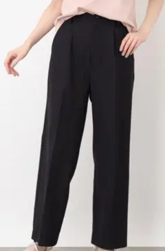 グローブ　ソフトな清涼感　シワになりにくいキレイ目ストレート夏パンツのサムネイル