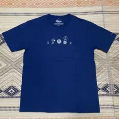 PEANUTS Volkswagen コラボ Tシャツ ネイビーのサムネイル