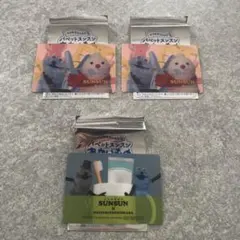 マツキヨココカラ　パペットスンスン　クリアカード付きステッカー