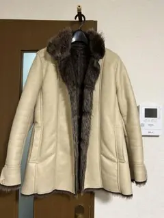 毛皮　ジャケット　ムートン