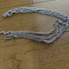 シルバーリンクチェーン‪✿約125cm