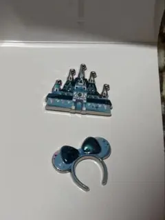 ディズニーシー 25周年 スパークリングジュビリー ピンバッジ 城　カチューシャ