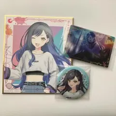 プロセカ　白石杏　色紙、ウエハース、缶バッジセット