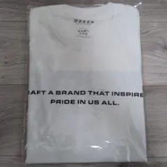 【新品未使用】MARENマレンのbigビッグ Tシャツ白ホワイトテキストプリント