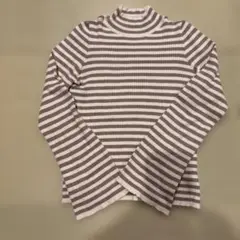 ストライプ長袖トップス Lサイズ