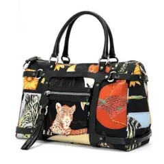 サルヴァトーレ　フェラガモ　ハンドバッグ　ガンチーニ　ナイロン　ミニボストン