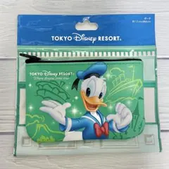 ディズニーリゾート パークチケット風 ポーチ ドナルド