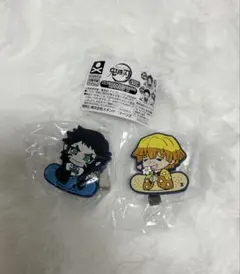 鬼滅の刃キャラばんちょうこうヘアクリップ 壱 獪岳 我妻善逸 2点セット