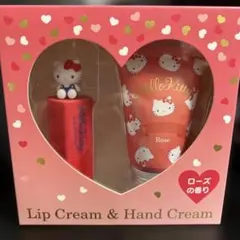 Hello Kitty ハートリップクリーム＆ハンドクリームセット　キティーのサムネイル