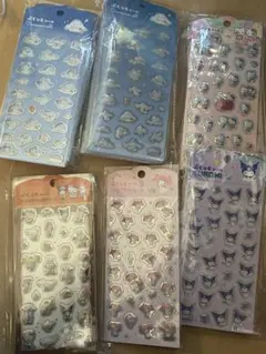 バラ売り200円　サンリオ　ぷくっとシール　ダイソー　キャンドゥ