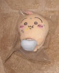 未使用】ちいかわ　一番くじみんなでラーメン　ラストワン　郎 うさぎ　マスコット