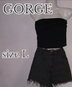 ︎︎︎︎︎︎︎ ☑️No.54 GORGE ショーパン デニム ブラック