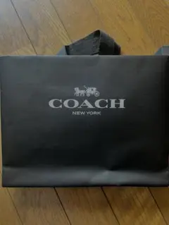COACH ショップ袋・ショッパー 黒 ロゴ入り