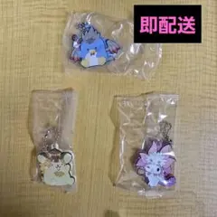 モンハン × サンリオ ガチャ キーホルダー ストラップ3つ