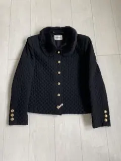 INGEBORGインゲボルグ　キルティングジャケット(黒)