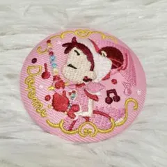 美品 おジャ魔女どれみ 刺繍缶バッジビスケット 缶バッジ 春風どれみ