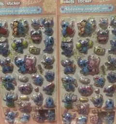 スティッチ シール2枚セット