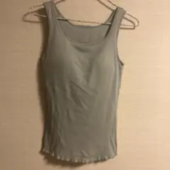 無印良品　なめらかリブブラタンクトップ　Lサイズ