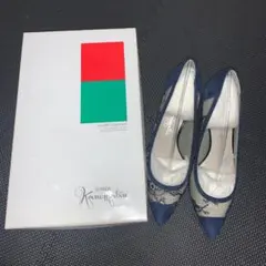 【美品】銀座かねまつ パンプス 22cm