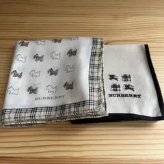 【美品】BURBERRY ハンカチセット2点