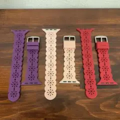 ☆Apple Watch バンド 38 40 41mm 3枚入りシリコン